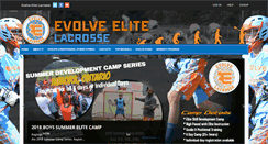 Desktop Screenshot of evolveelitelax.com