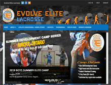 Tablet Screenshot of evolveelitelax.com